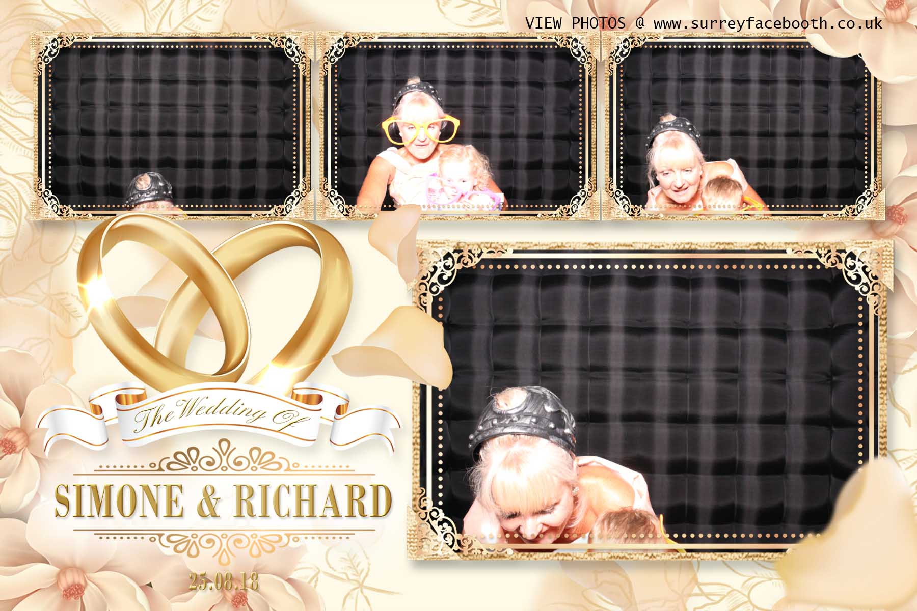 Richard & Simones Wedding | View more photos from the event at galleries.surreyfacebooth.co.uk/u/Surrey-FaceBooth/Richard-Simones-Wedding
